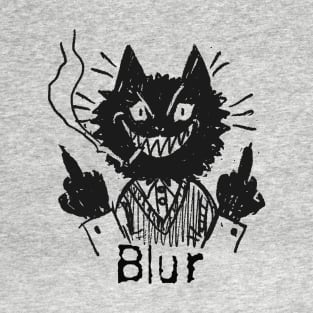 blur and the bad cat T-Shirt